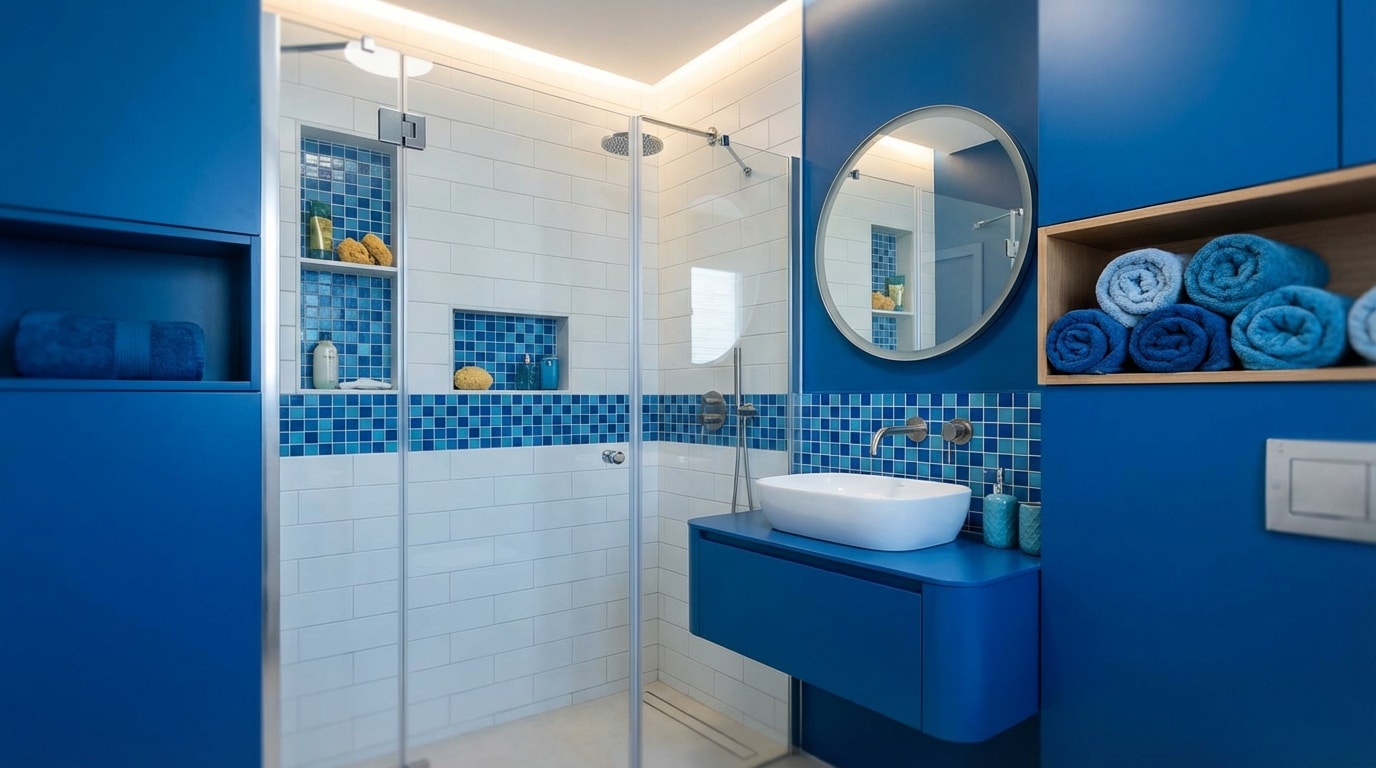 עיצוב חדרי רחצה קטנים - פתרונות חכמים
