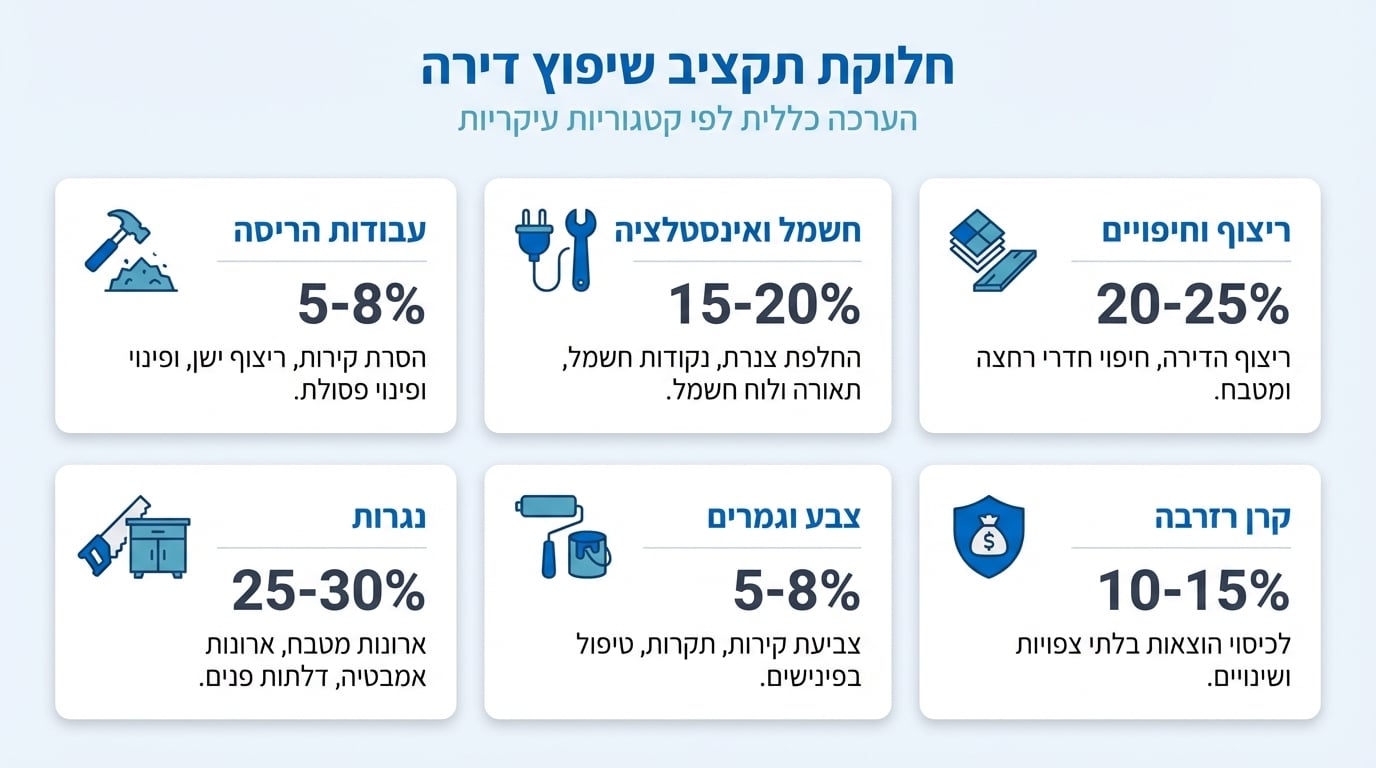 שיפוץ דירה בצורן: כל מה שצריך לדעת לפני שמתחילים