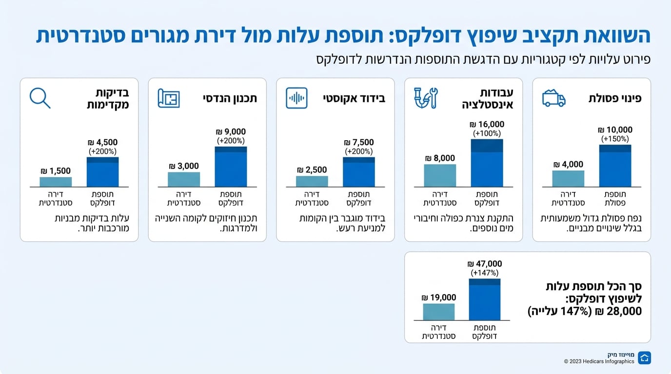 תכנון תקציב לשיפוץ בית דו משפחתי