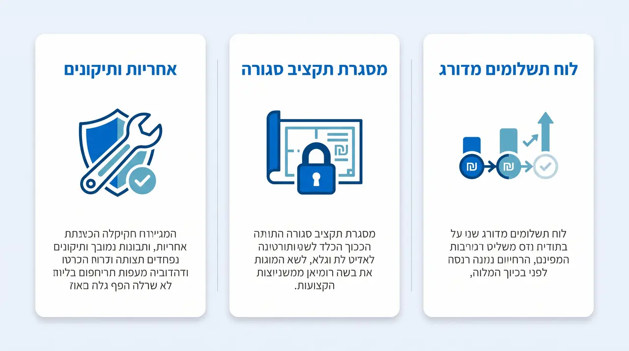 חוזה שיפוץ דירה — מה בודקים לפני העברת מקדמה לקבלן שיפוצים